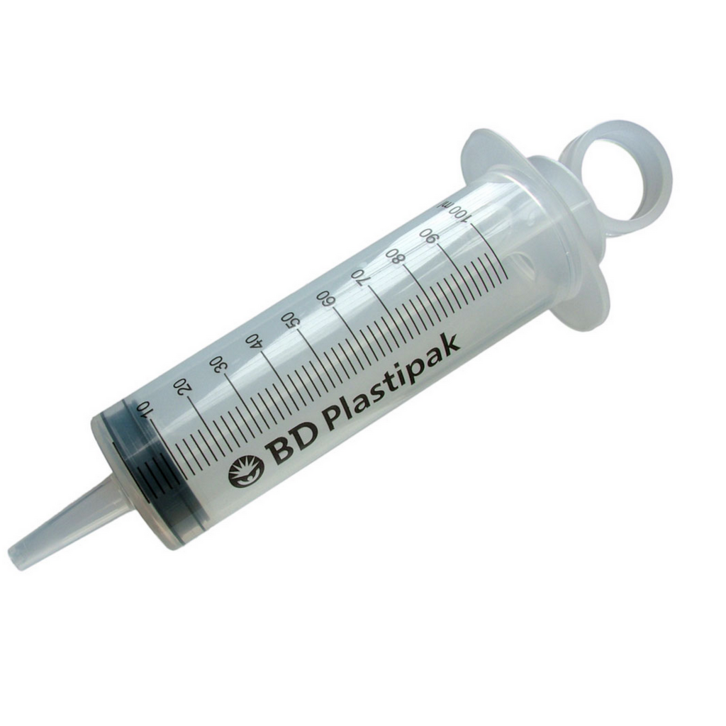 Kumimäntäruisku 100ml