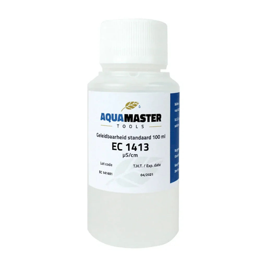 Aquamaster - EC 1413 µS/cm kalibrointineste (100ml) Kasvatustarvikkeet & työkalut