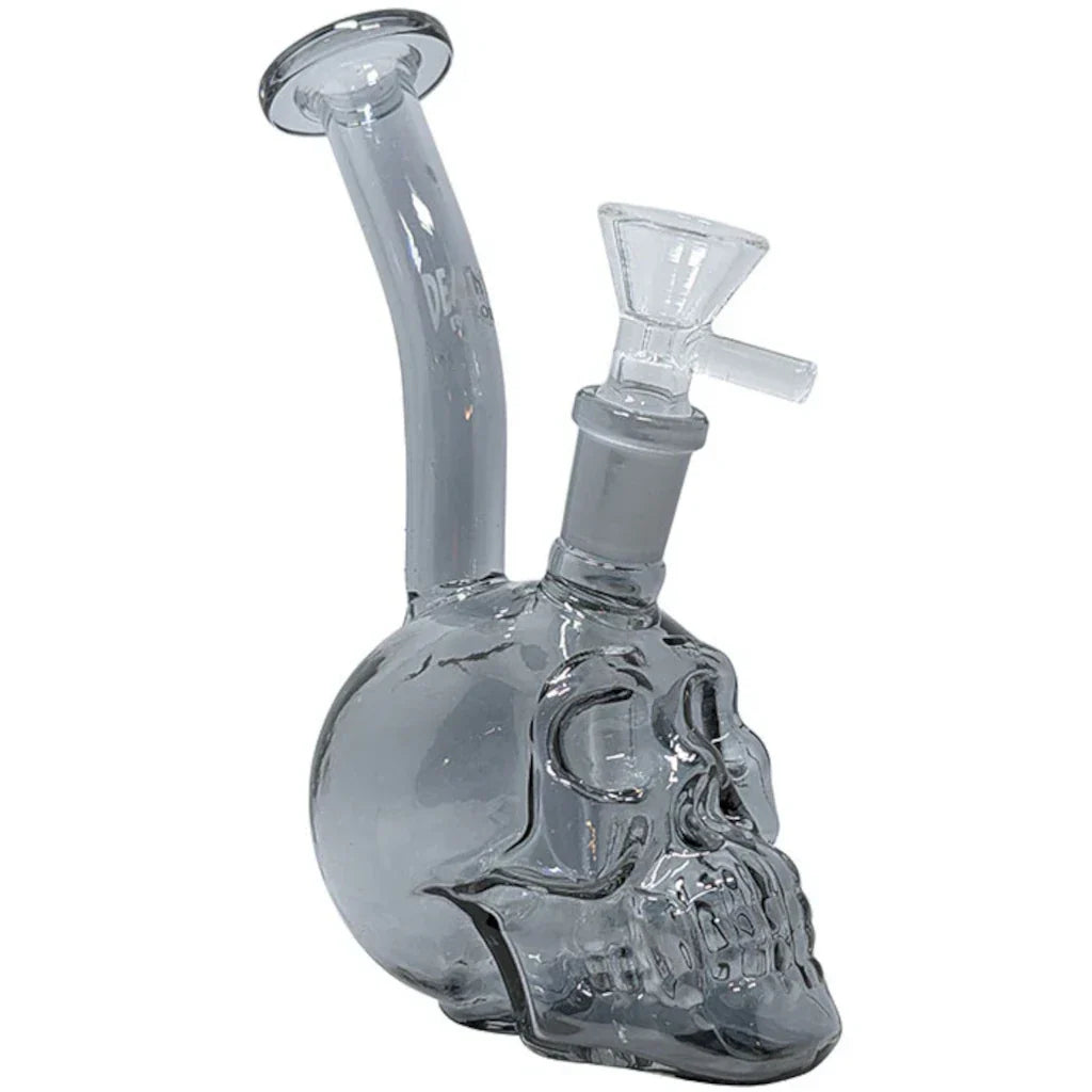 Death Row Records - 5.5’’ Assorted Metallic Skull Water Pipe (Smoke) Bongi