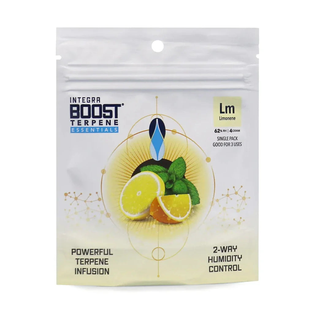Integra Boost Terpene Essentials: Limonene 67g 62% Terpeeni-Infuusiopaketti Kosteudensäätäjät