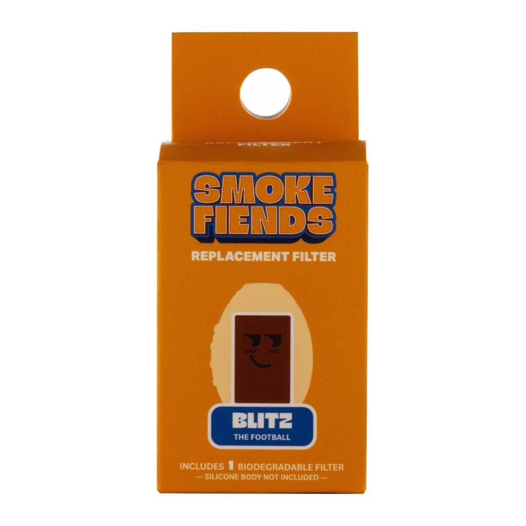 Smoke Fiends Single Replacement Filter Football retail packaging
