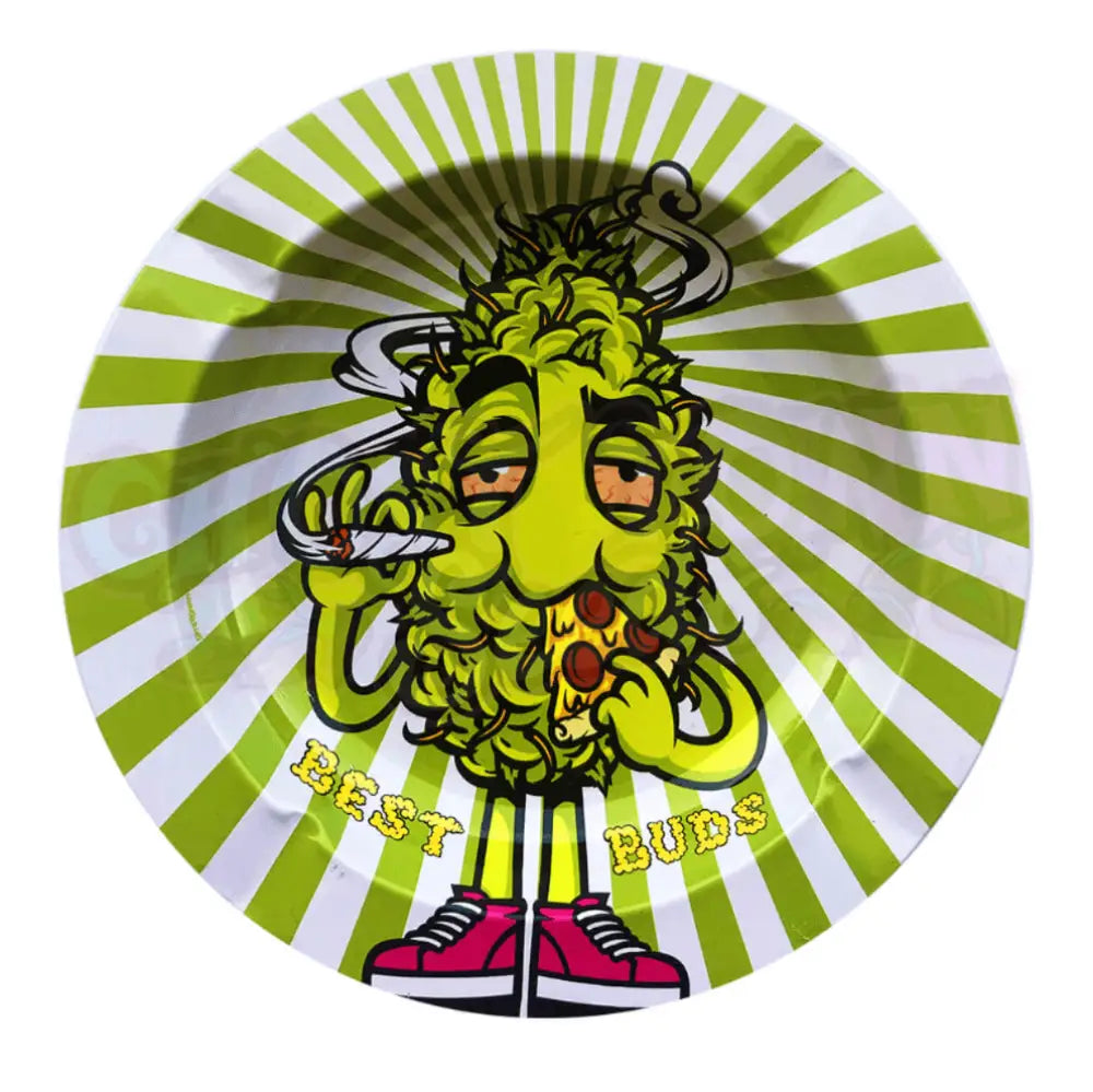 Best Buds - High Pizza Metallinen Tuhkakuppi - Ghost Town Seeds