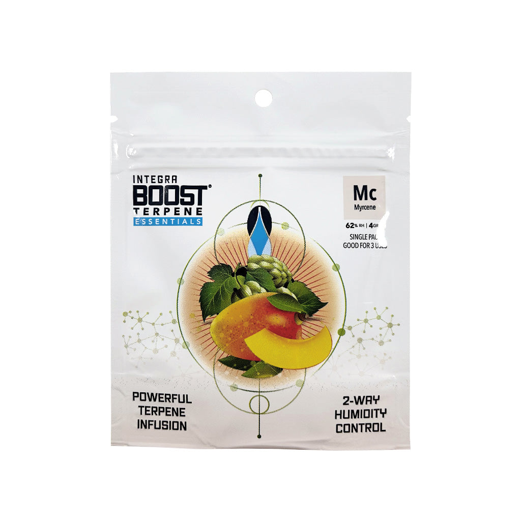 Integra Boost Terpene Essentials: Myrcene 4g 62% Terpeeni-Infuusiopaketti Kosteudensäätäjät