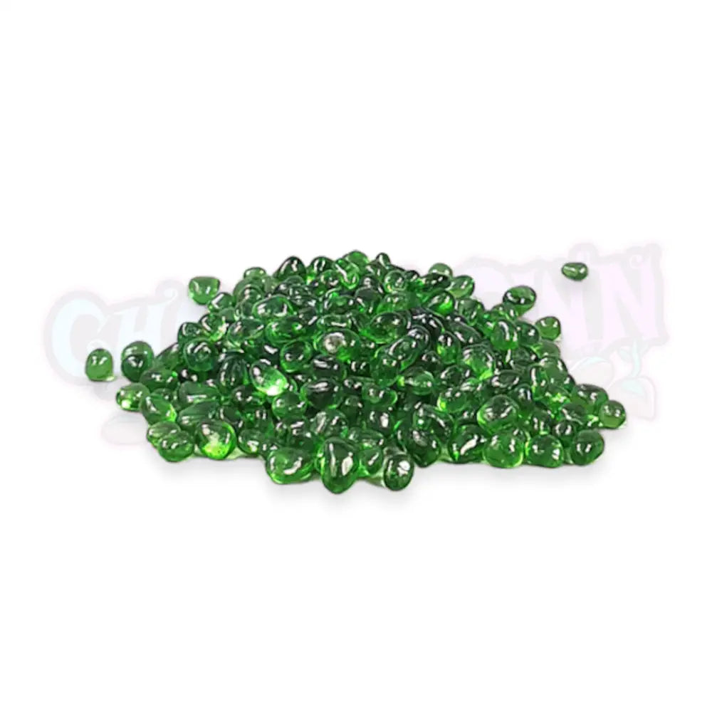 Kuplahelmet - värilliset perkolaattorilasikivet Vihreä Lisäosat