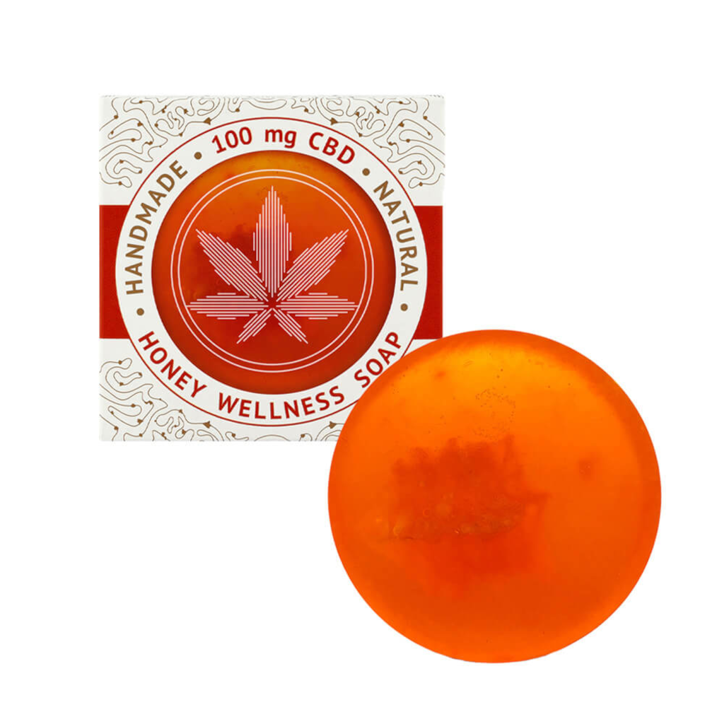 Cannaline - Käsintehty Palasaippua Honey Wellness 100Mg Cbd (110G) Cbd-Kosmetiikka