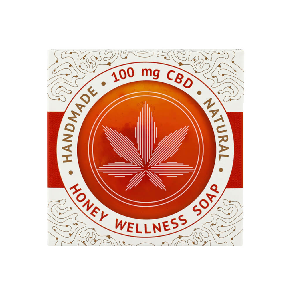 Cannaline - Käsintehty Palasaippua Honey Wellness 100Mg Cbd (110G) Cbd-Kosmetiikka