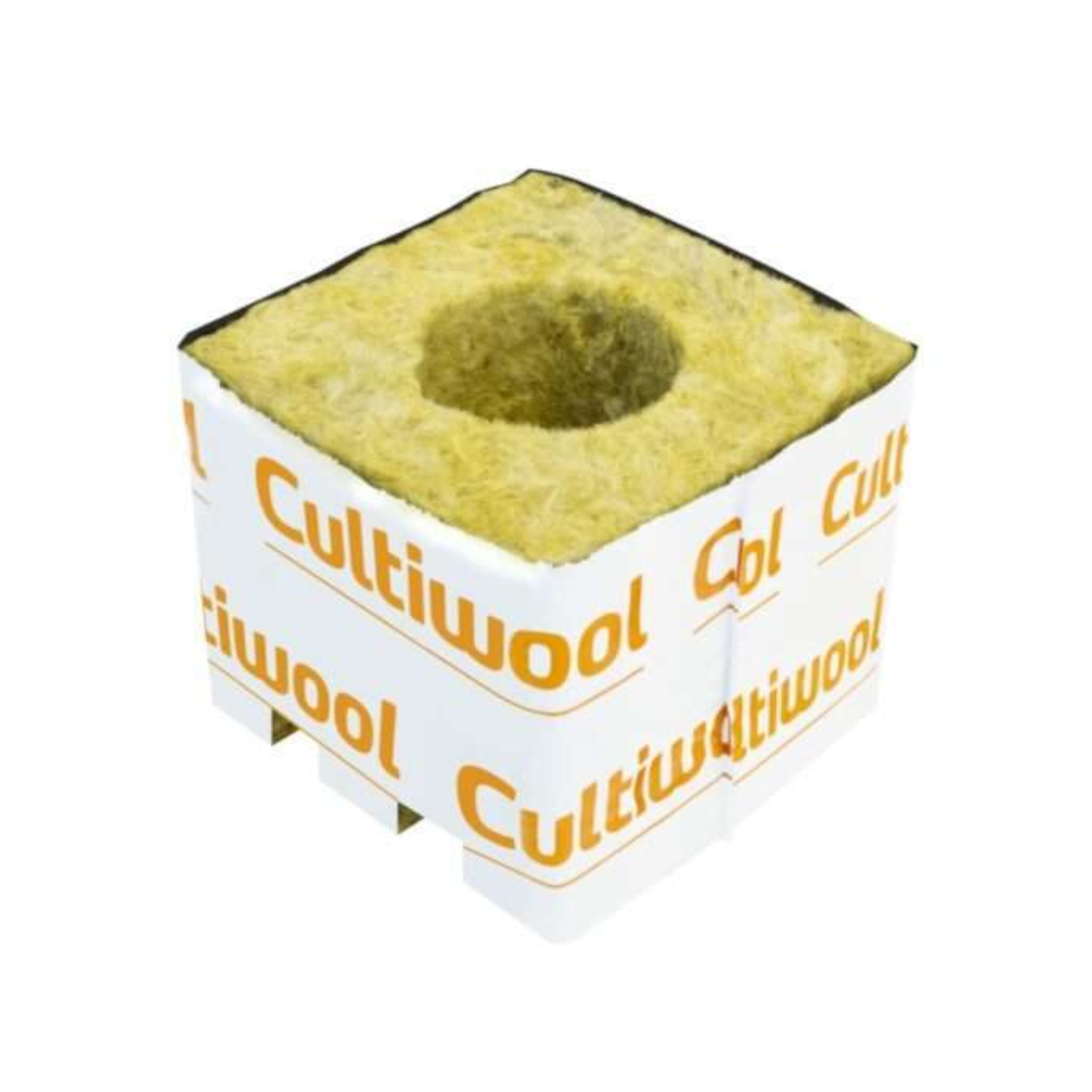 Cultiwool - 75x75x65mm rockwool cube