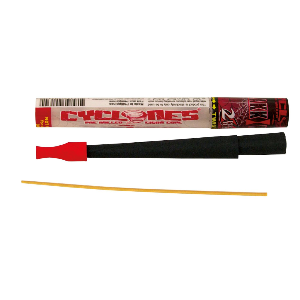 Cyclones - Clear Black Widow Lyhyet Conet (2 kpl) Conet