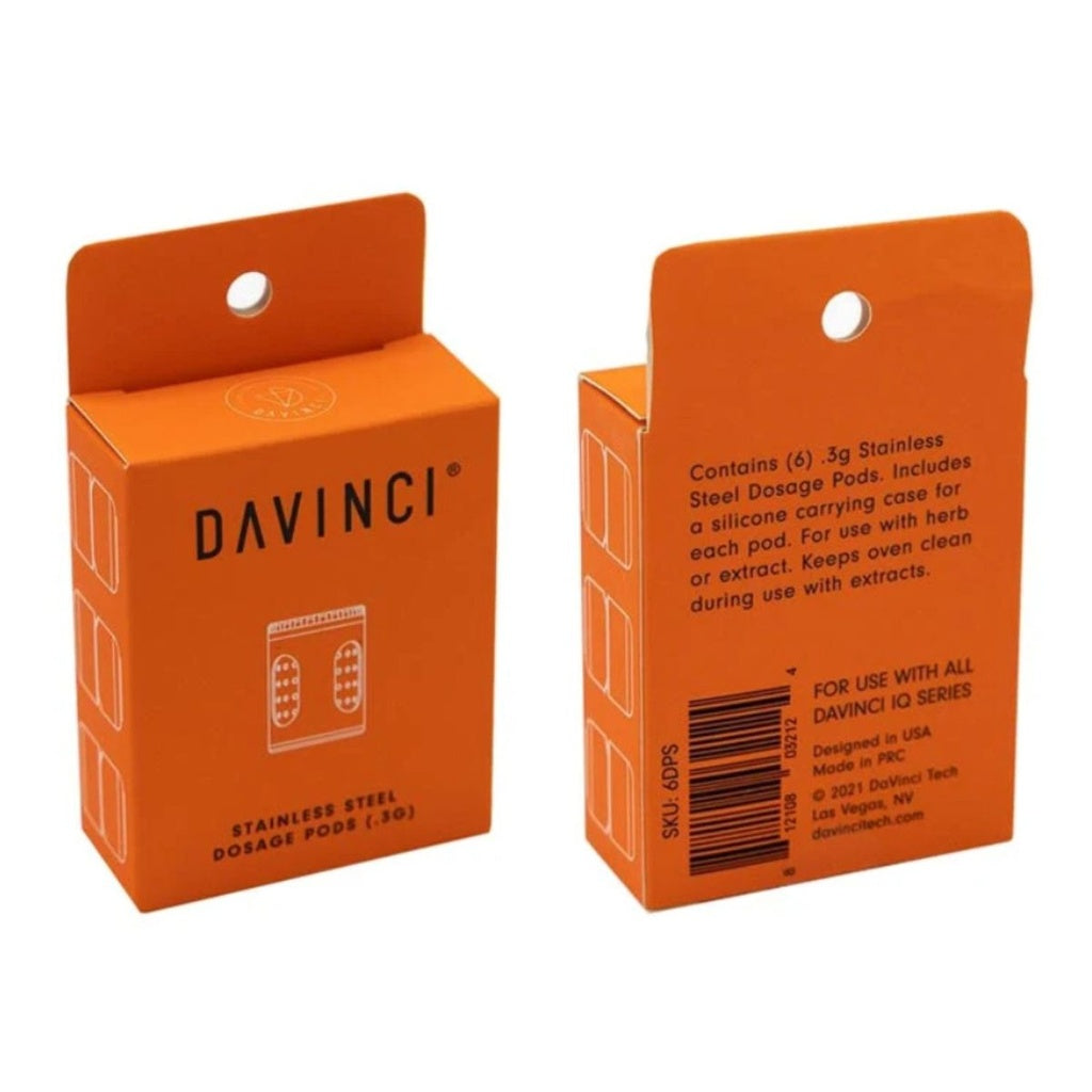 DaVinci - IQ Stainless Steel Dosage Pods (6 kpl)