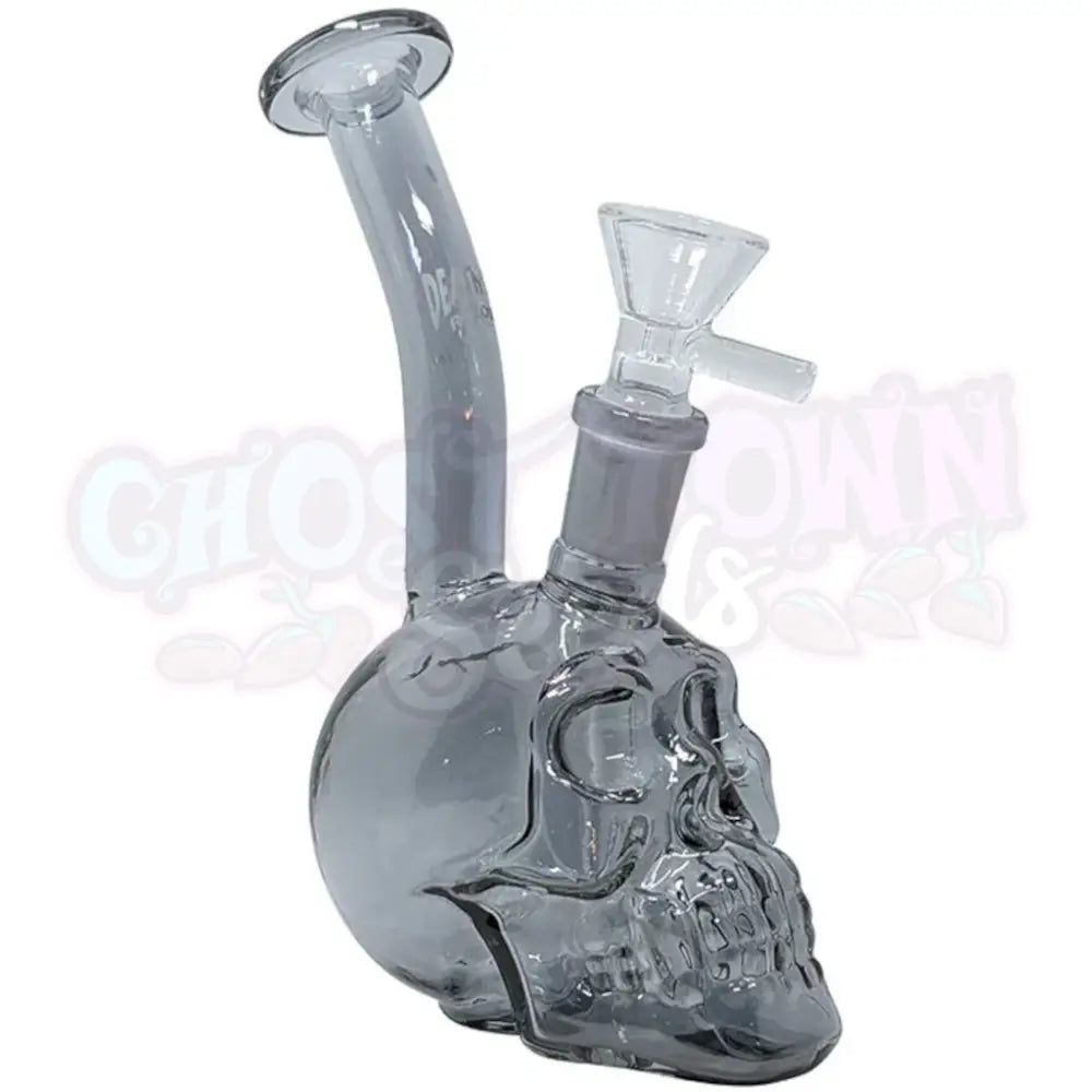 Death Row Records - 5.5’’ Assorted Metallic Skull Water Pipe (Smoke) Bongi