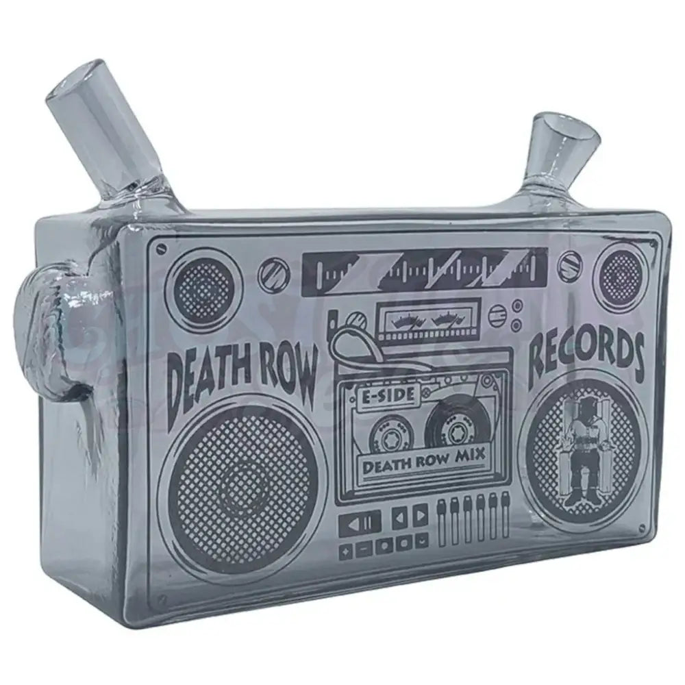 Death Row Records - 5″ Boom Box Blunt Bubbler - Black Bubbleri