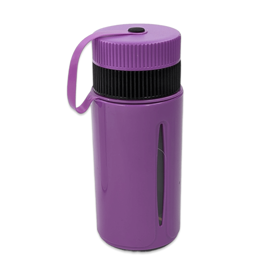 Drinking Bottle Bong (16 cm) Lila Silikonibongi