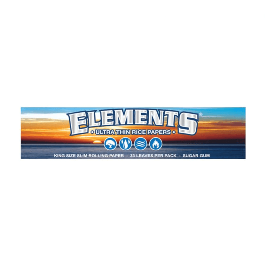 Elements - KS Slim Ultra Thin Ohuet Pitkät Paperit - Ghost Town Seeds