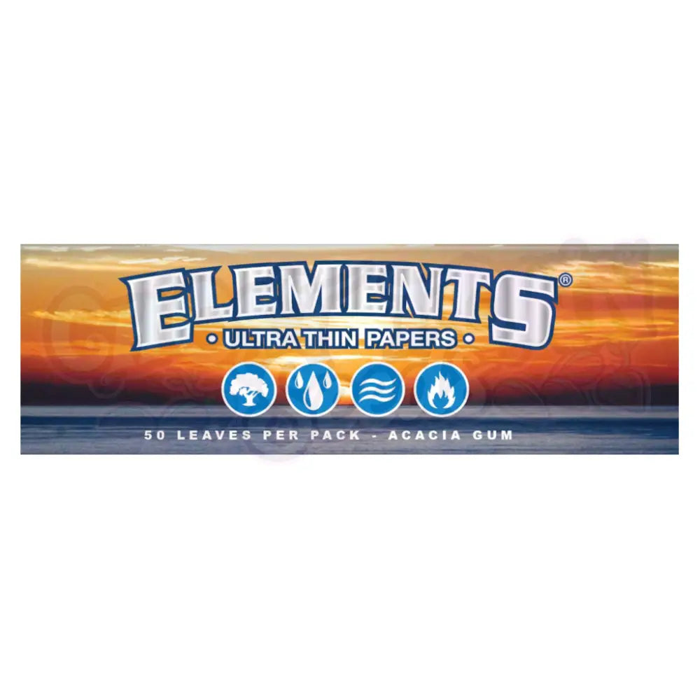Elements - Ultraohuet 1¼ Lyhyet Paperit Paperit