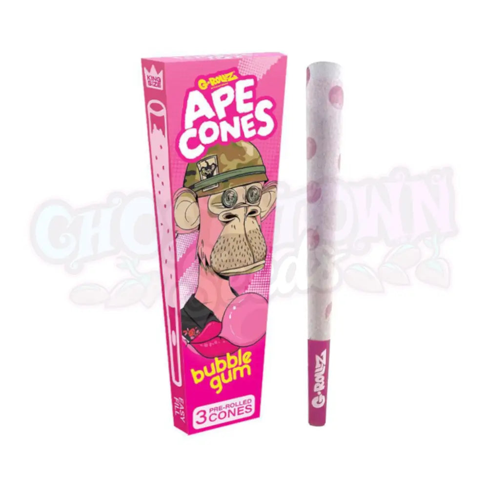 G-Rollz - Ape Cones ’Bubblegum’ Pitkät Conet 3kpl Conet