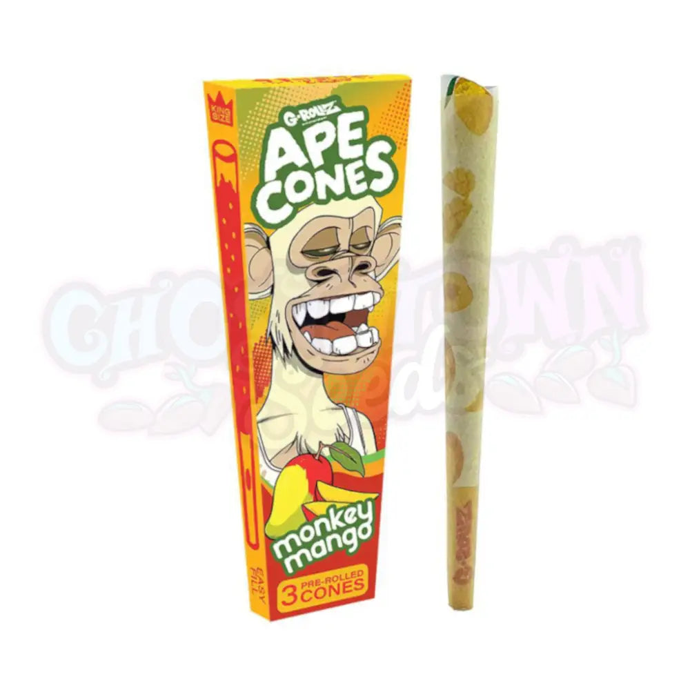 G-Rollz - Ape Cones ’Monkey Mango’ Pitkät Conet 3kpl Conet