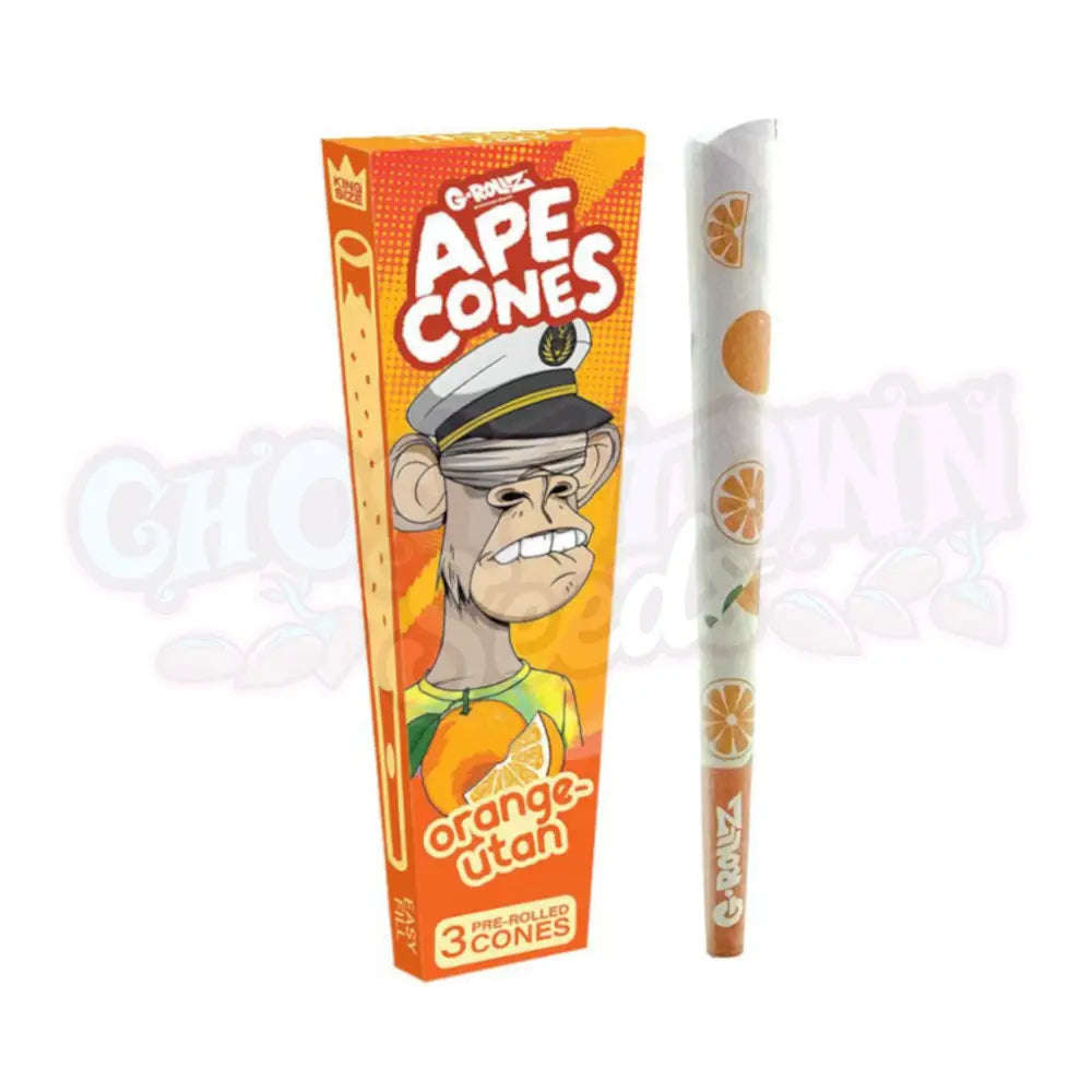 G-Rollz - Ape Cones ’Orange-utan’ Pitkät Conet 3kpl Conet