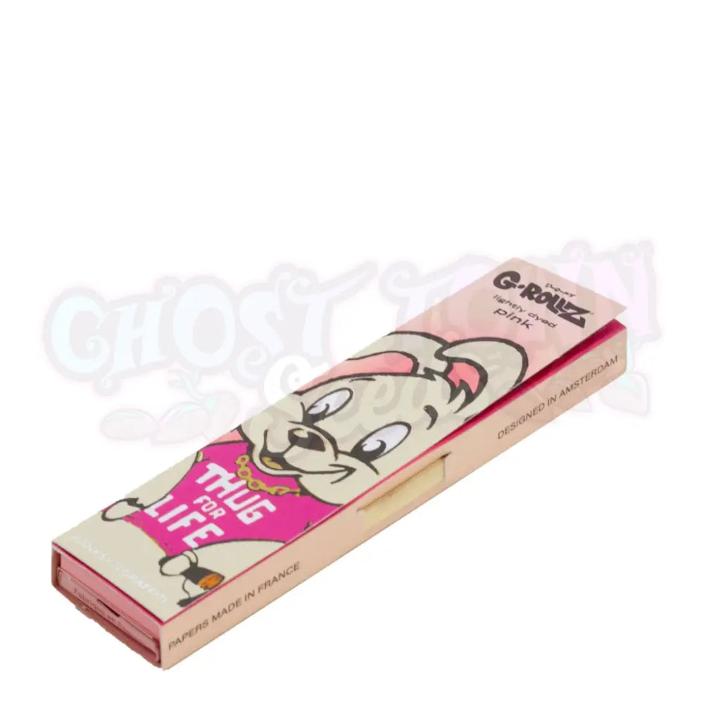 G-Rollz - Banksy’s Graffiti ’Thug For Life’ Pinkit Ohuet Pitkät Paperit + Tipit Paperit