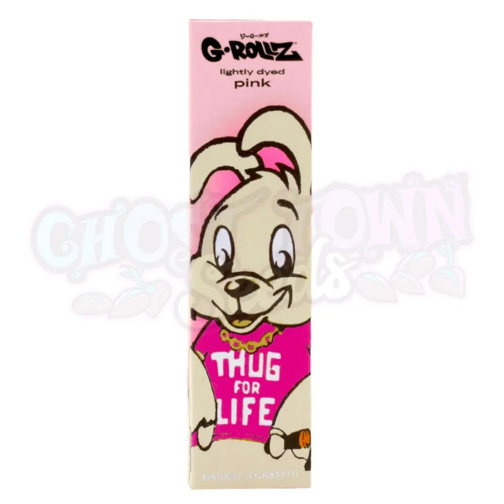 G-Rollz - Banksy’s Graffiti ’Thug For Life’ Pinkit Ohuet Pitkät Paperit + Tipit Paperit
