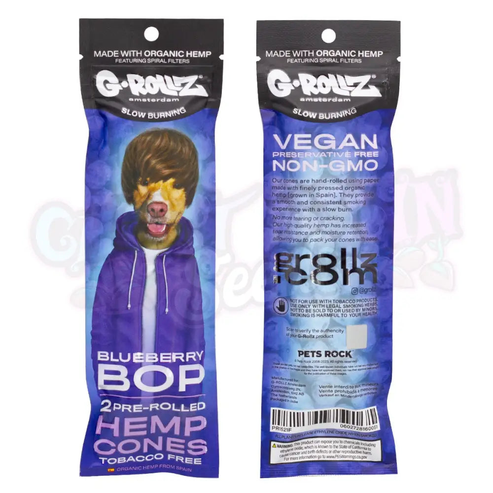 G-Rollz - Blueberry Bop Hamppu Bluntti Conet 2Kpl