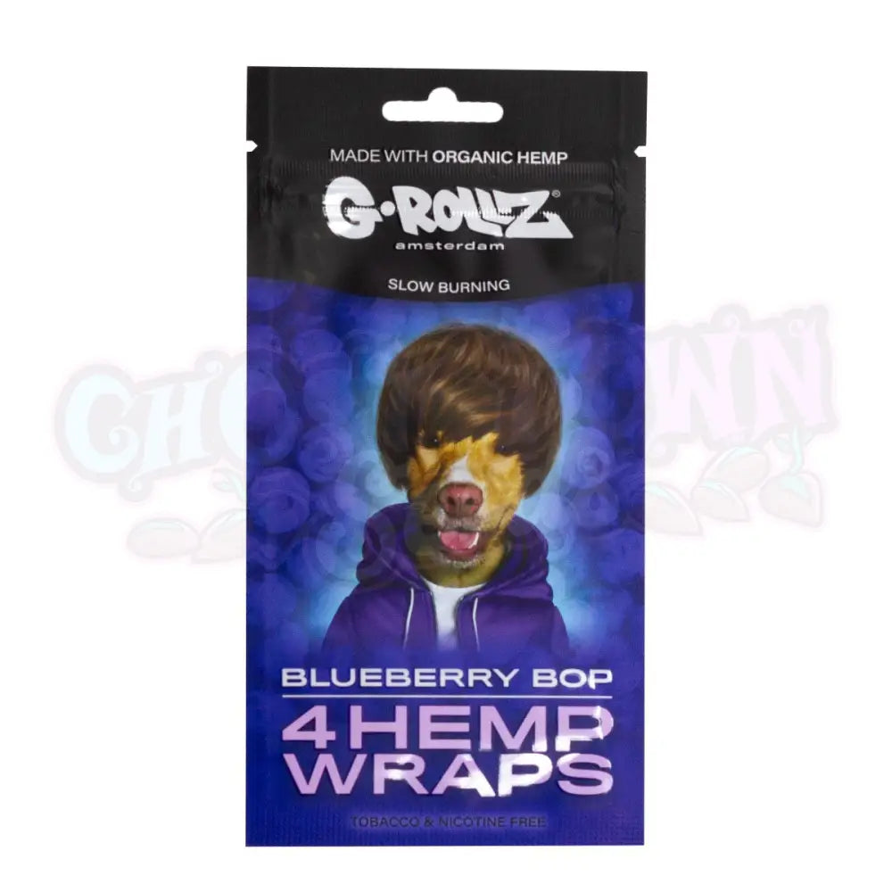 G-Rollz - Blueberry Bop Hamppu Bluntti Paperit 4Kpl Bluntit