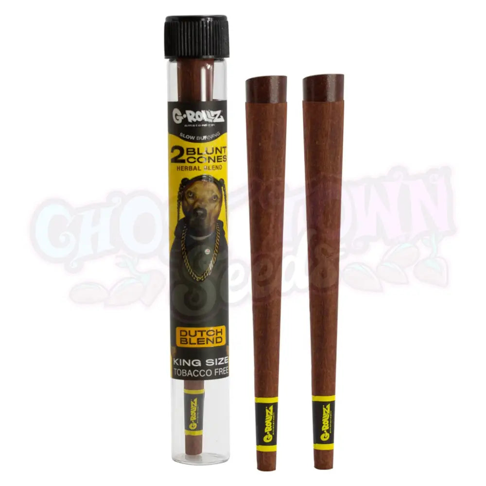 G-Rollz - Dutch Blend ’The Dog’ Terpeeni Infusoitu Yrtti Bluntti Conet 2Kpl