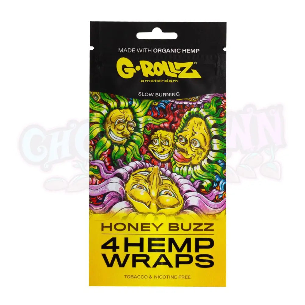 G-Rollz - Honey Buzz Hamppu Bluntti Paperit 4Kpl Bluntit