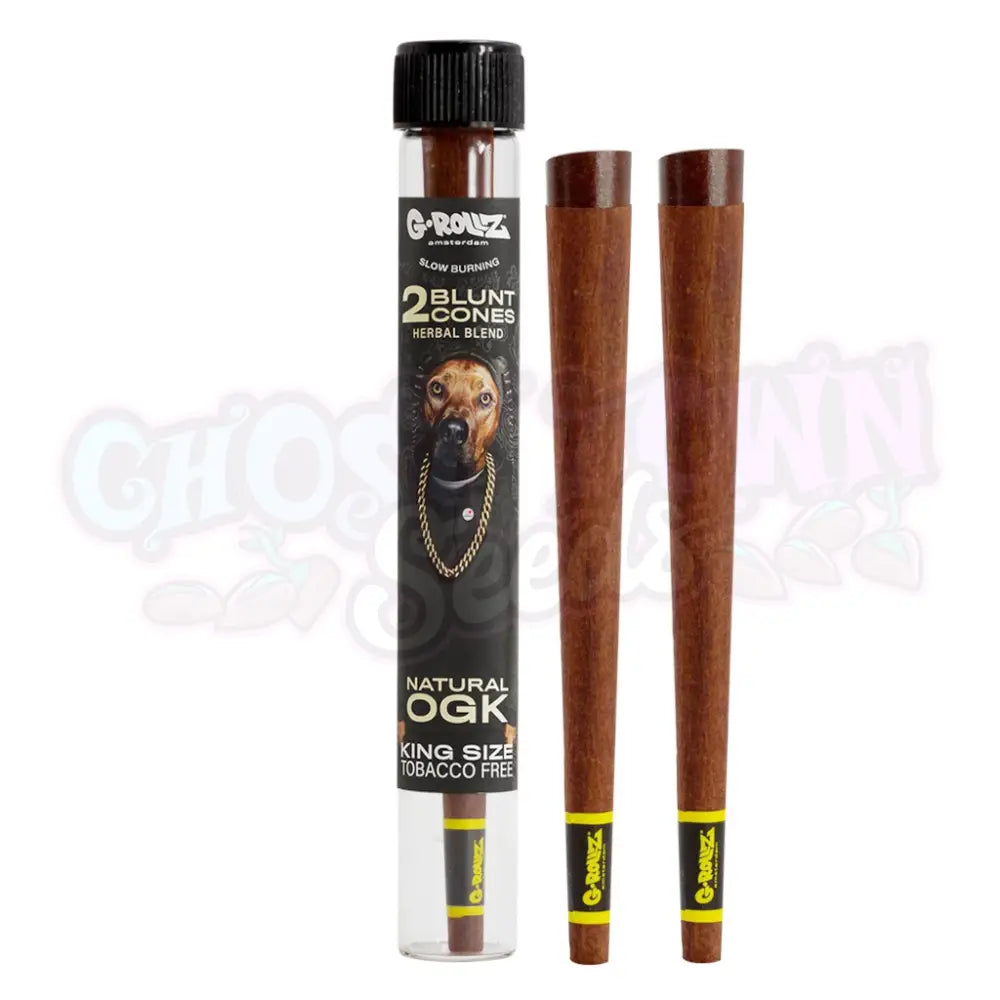 G-Rollz - Natural Ogk ’The Dog’ Terpeeni Infusoitu Yrtti Bluntti Conet 2Kpl