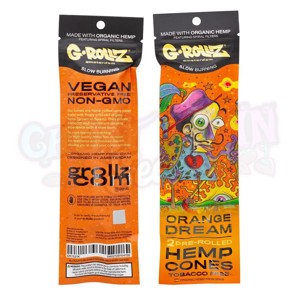 G-Rollz - Orange Dream Hamppu Bluntti Conet 2Kpl