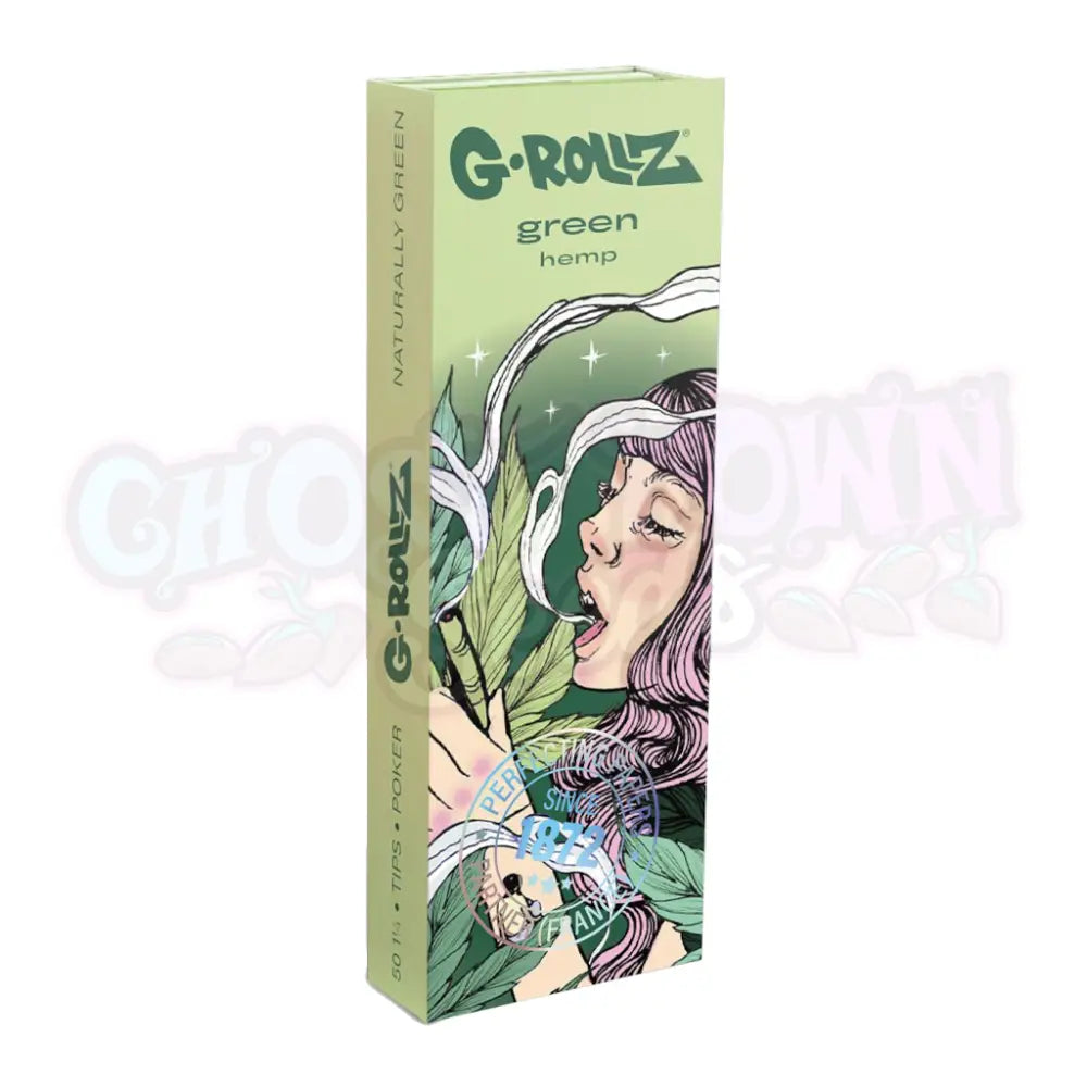 G-Rollz - Organic Green Hemp ’Colossal Dream’ Lyhyet 1¼ Paperit + Tipit Paperit