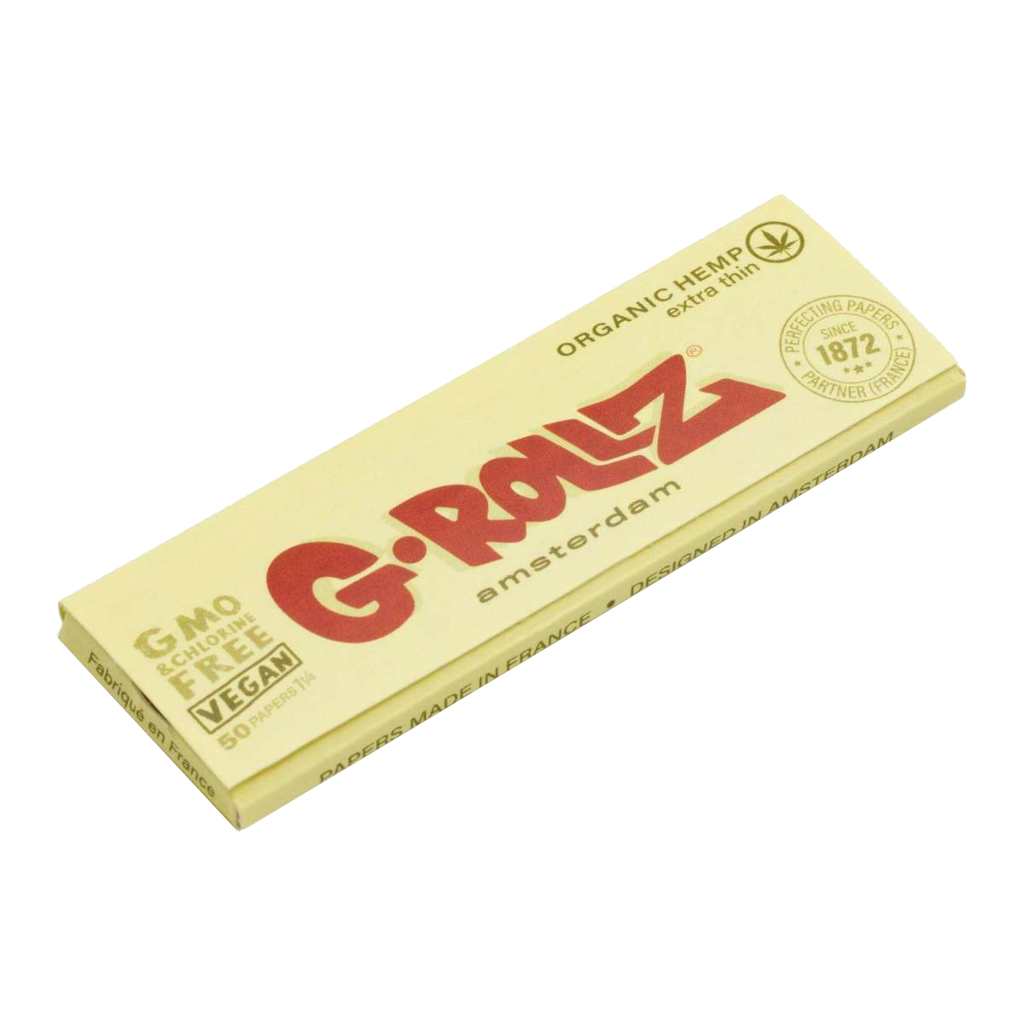 G-Rollz - Organic Hemp Ultraohuet Lyhyet 1¼ Paperit Paperit