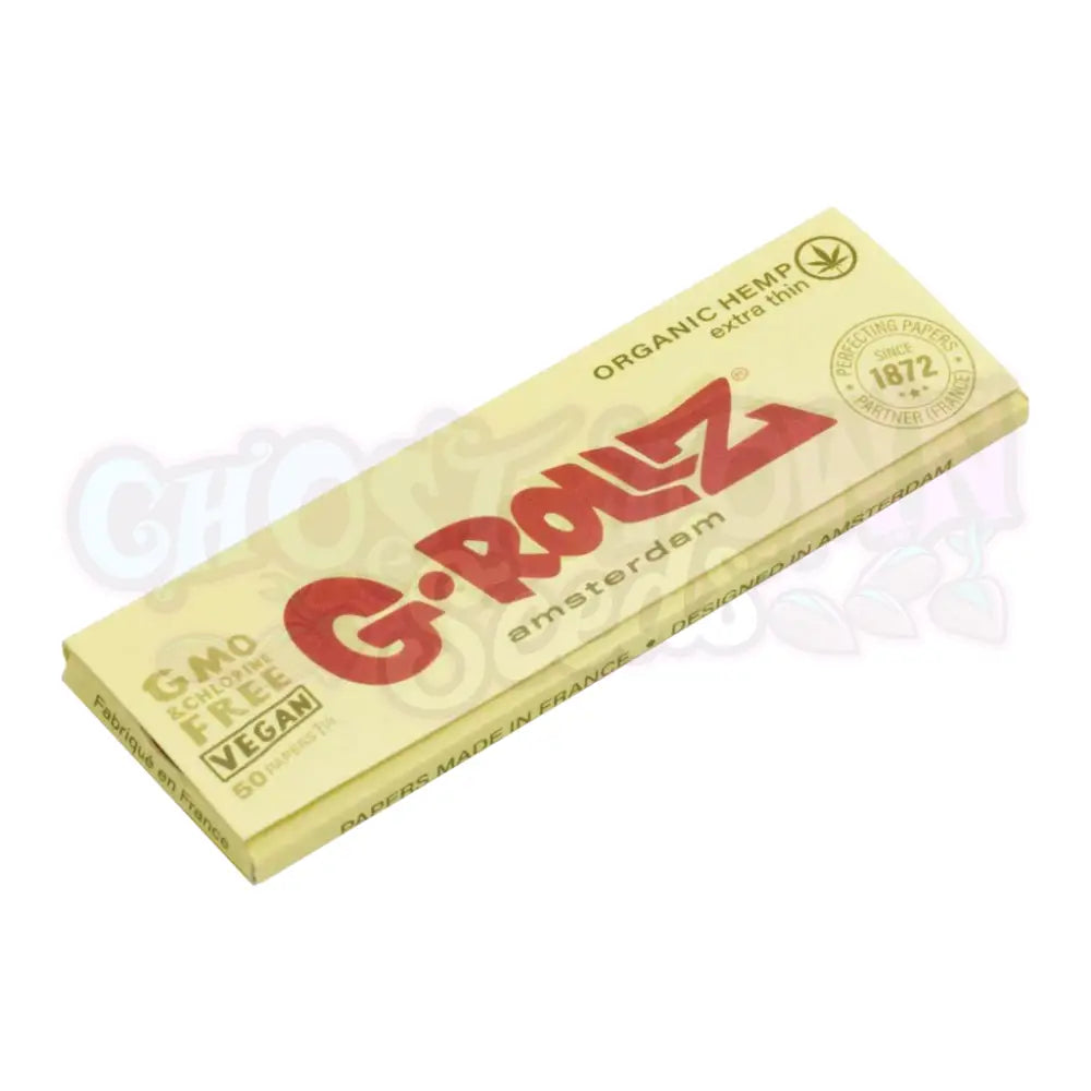G-Rollz - Organic Hemp Ultraohuet Lyhyet 1¼ Paperit Paperit