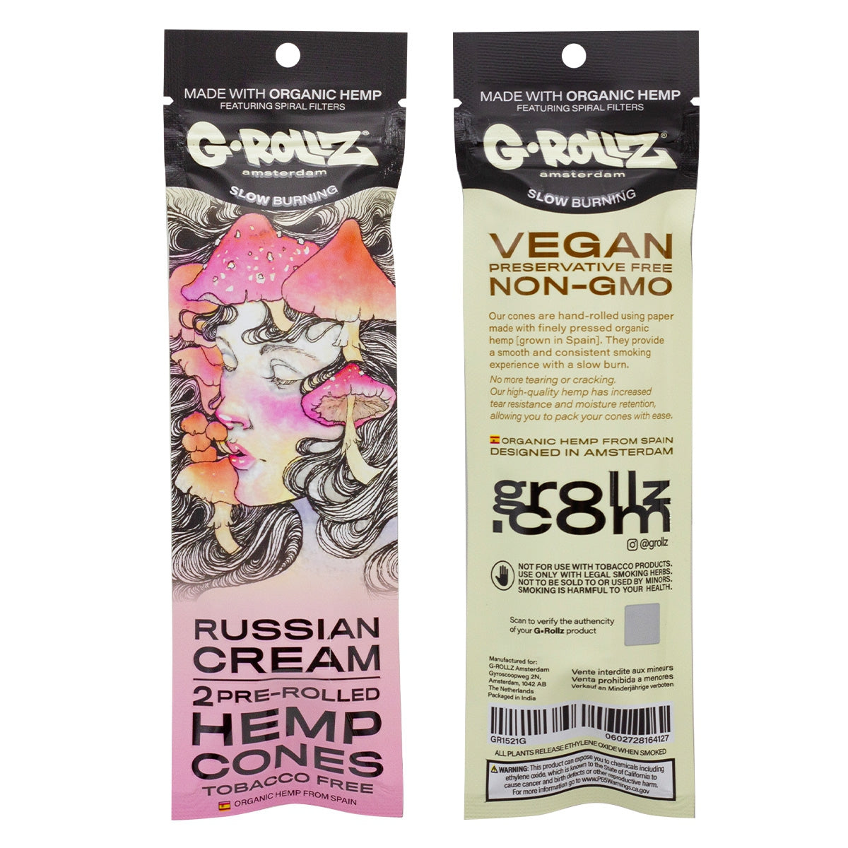 G-Rollz - Russian Cream Hamppu Bluntti Conet 2Kpl