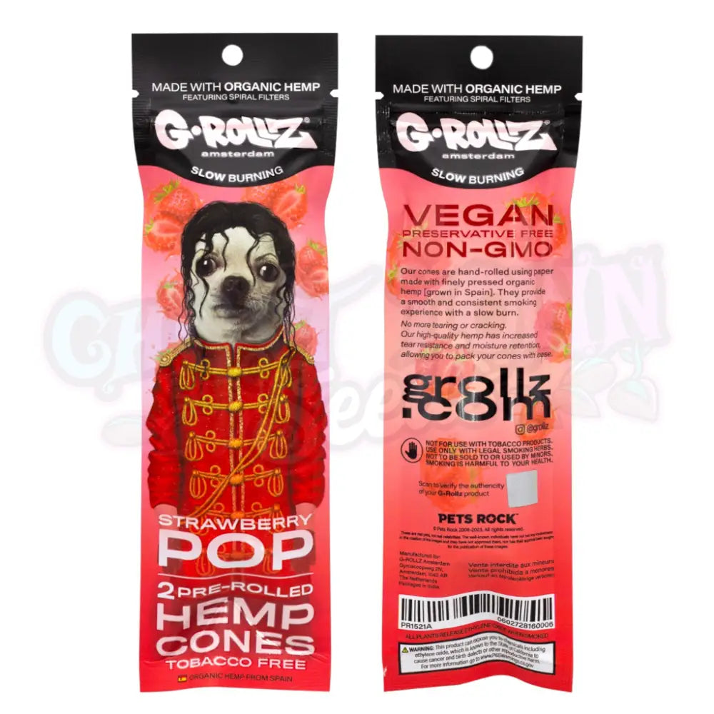 G-Rollz - Strawberry Pop Hamppu Bluntti Conet 2Kpl