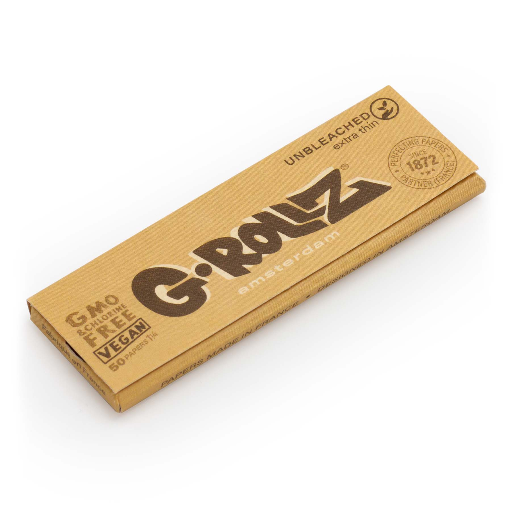 G-Rollz - Valkaisemattomat Ultraohuet 1-1/4 Lyhyet Paperit