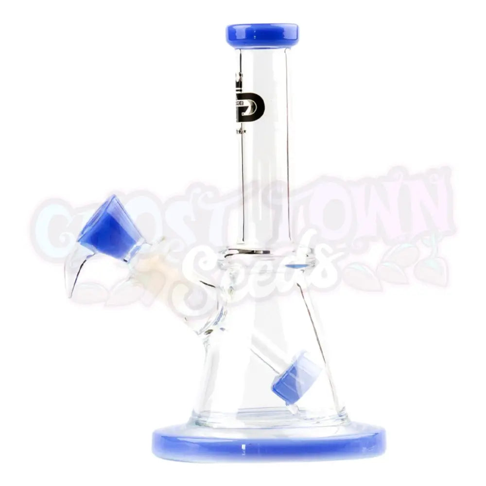 Grace Glass - Limited Edition Blue Beaker Bubbleri 21Cm