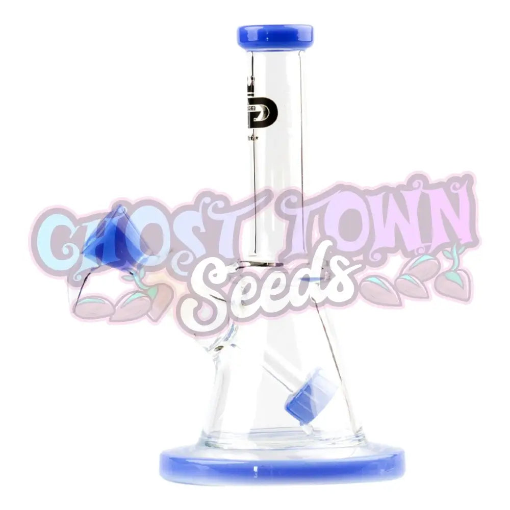 Grace Glass - Limited Edition Blue Beaker Bubbleri 21Cm