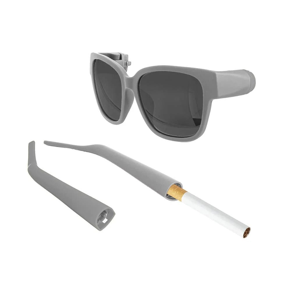Black Sunglasses with Hidden Compartment