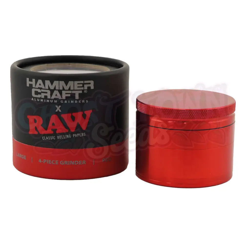 HAMMERCRAFT X RAW - Aluminiinen Grinderi 4-osainen (L) 60mm Grinderit