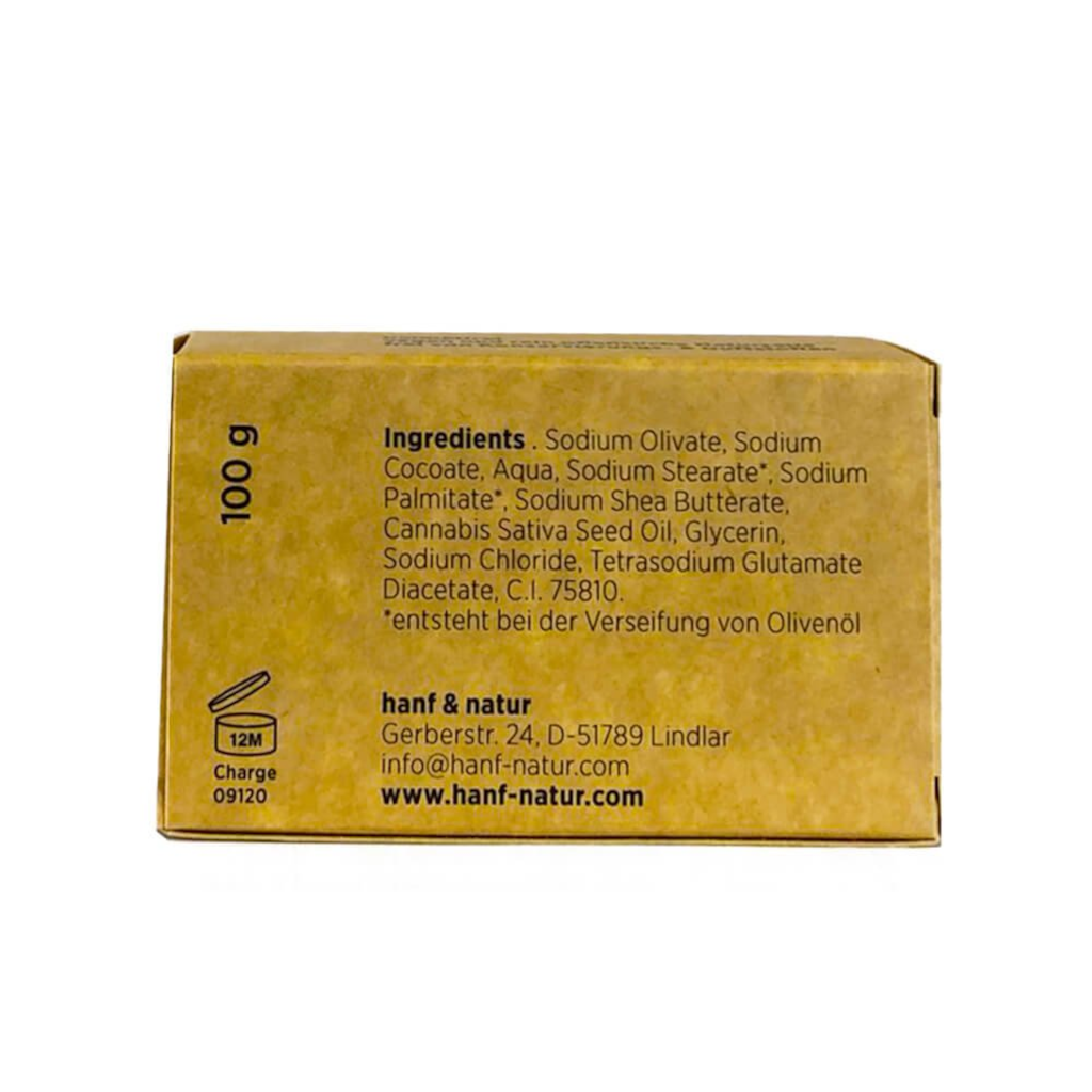 Hanf & Natur - Hamppu- Ja Sheavoisaippua 100G Cbd-Kosmetiikka