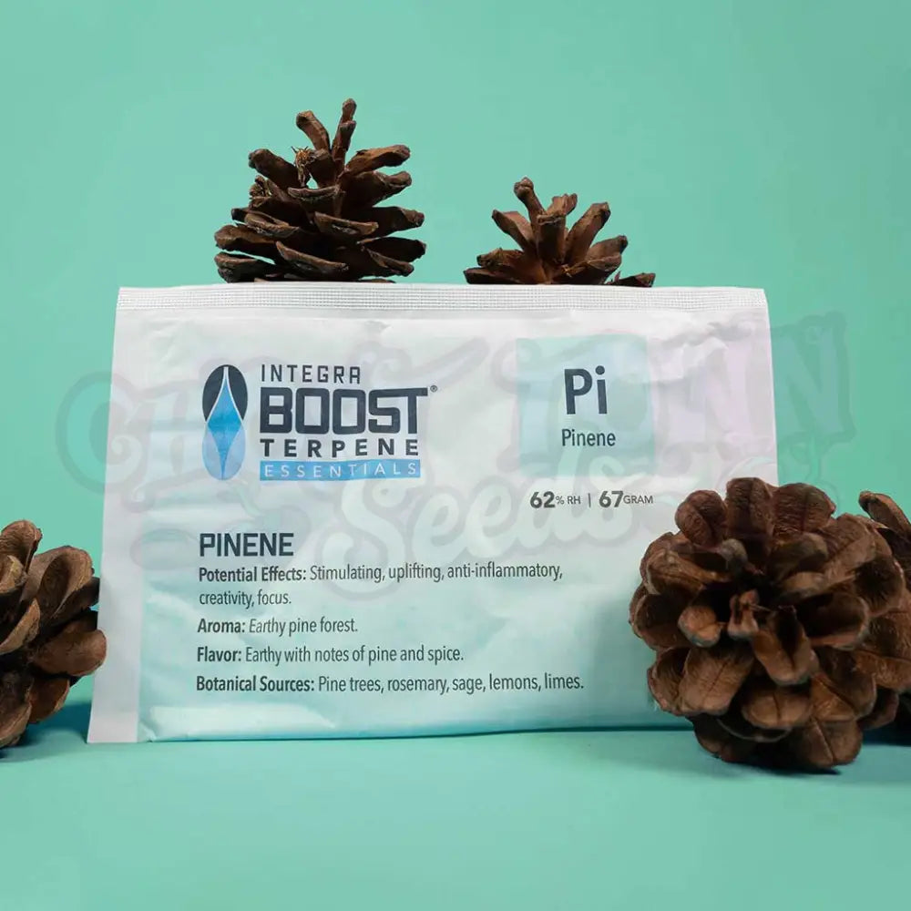 Integra Boost Terpene Essentials: Pinene 67g 62% Terpeeni-Infuusiopaketti Kosteudensäätäjät