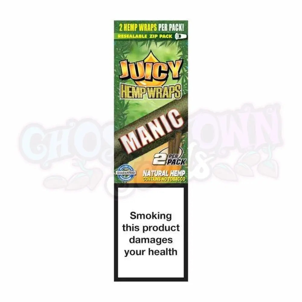 Juicy Jay's - Manic Hemp Blunt Wraps 2kpl - Ghost Town Seeds