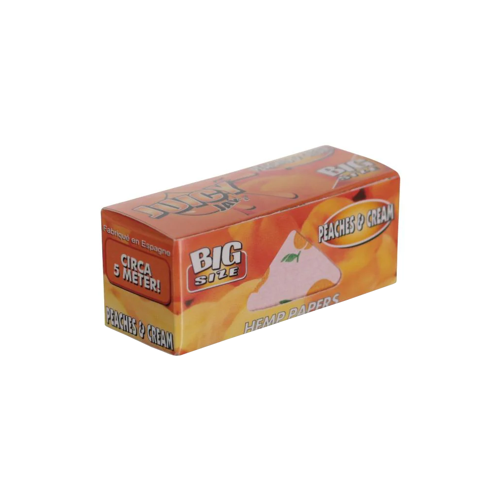 Juicy Jay’s - Peaches & Cream Rullapaperi (5 m) Paperit
