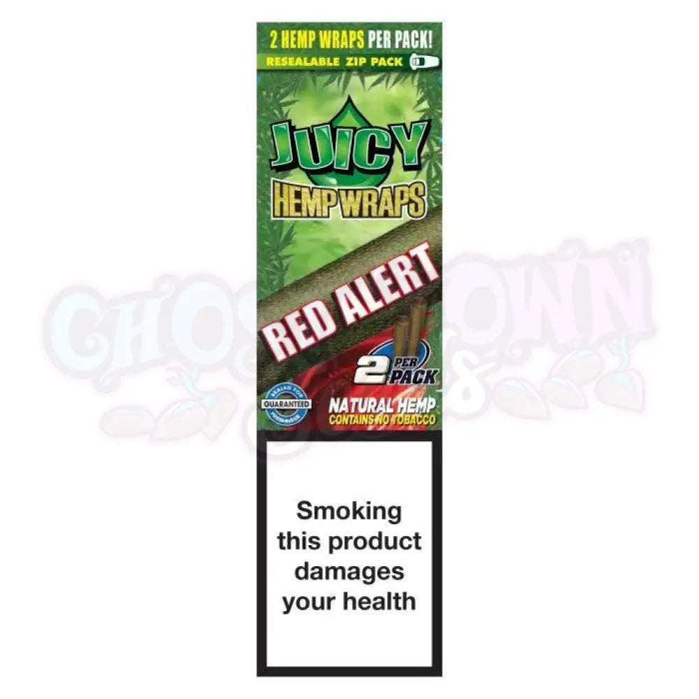 Juicy Jay's - Red Alert Hemp Blunt Wraps 2kpl - Ghost Town Seeds