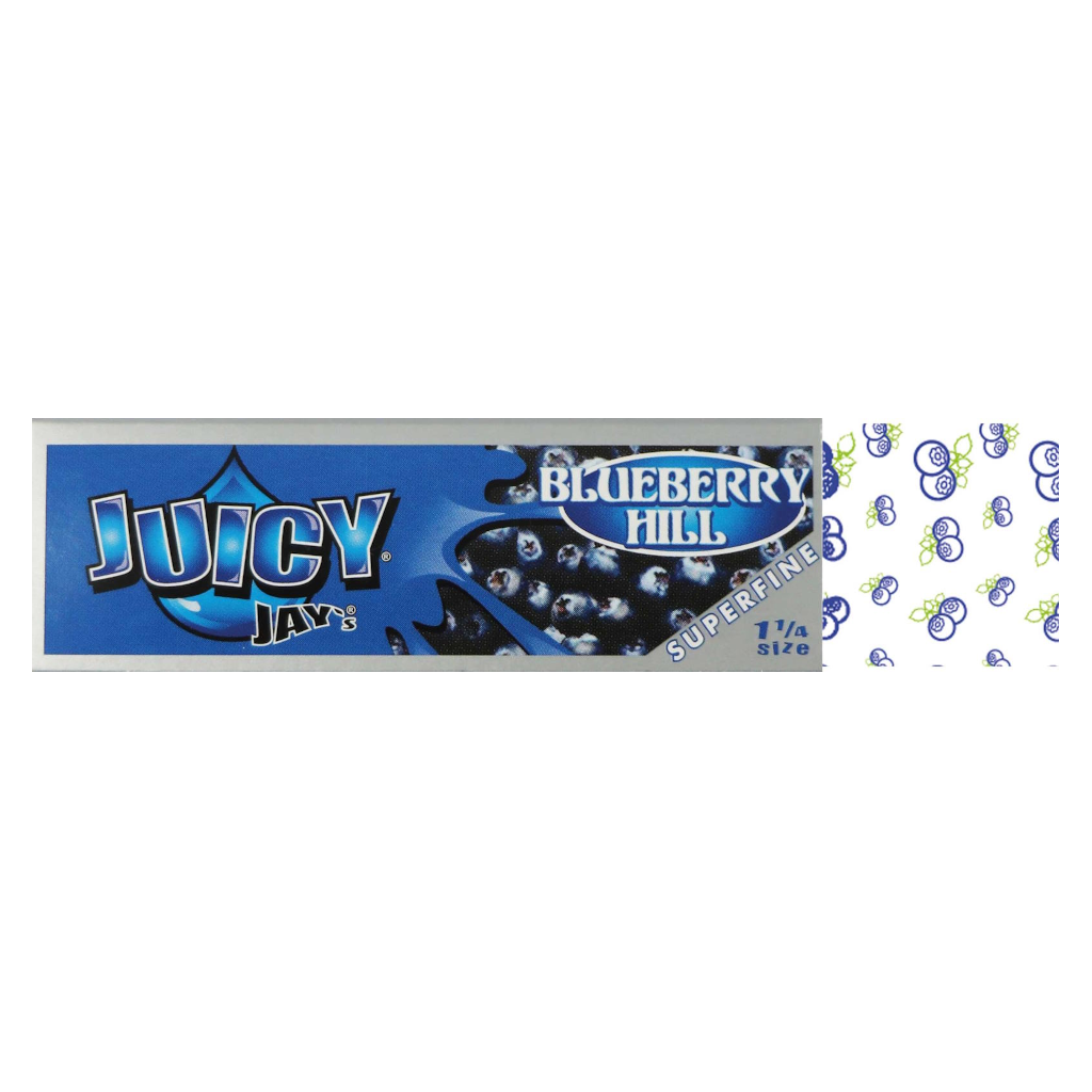 Juicy Jay’s - Superfine Blueberry Hill 1¼ Lyhyet Paperit Paperit