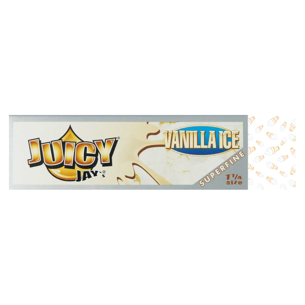 Juicy Jay’s - Superfine Vanilla Ice 1¼ Lyhyet Paperit Paperit
