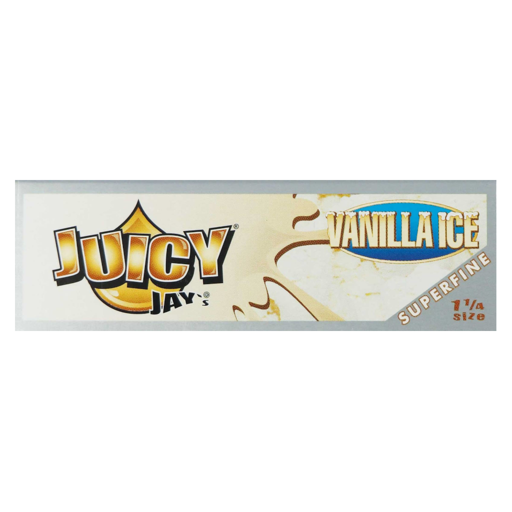 Juicy Jay’s - Superfine Vanilla Ice 1¼ Lyhyet Paperit Paperit