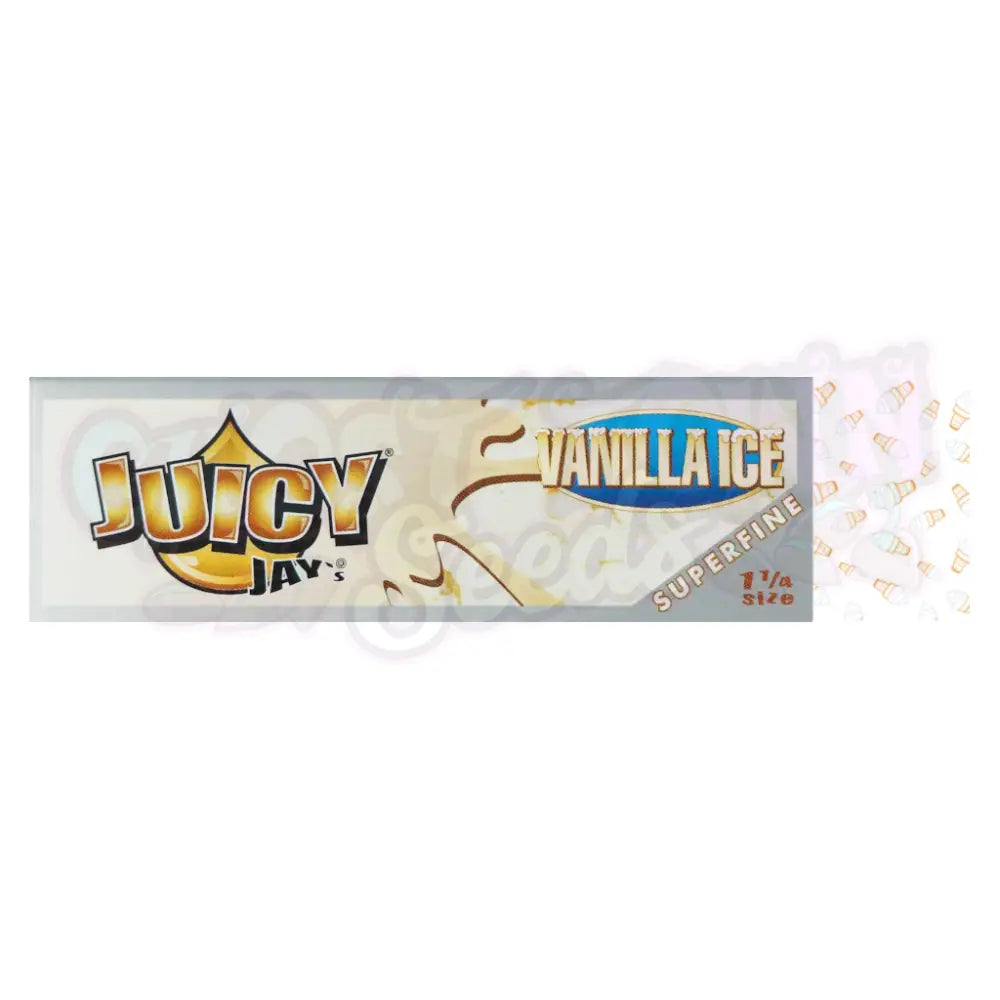Juicy Jay’s - Superfine Vanilla Ice 1¼ Lyhyet Paperit Paperit