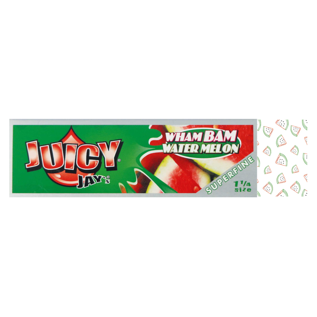 Juicy Jay’s - Superfine Wham Bam Watermelon 1¼ Lyhyet Paperit Paperit