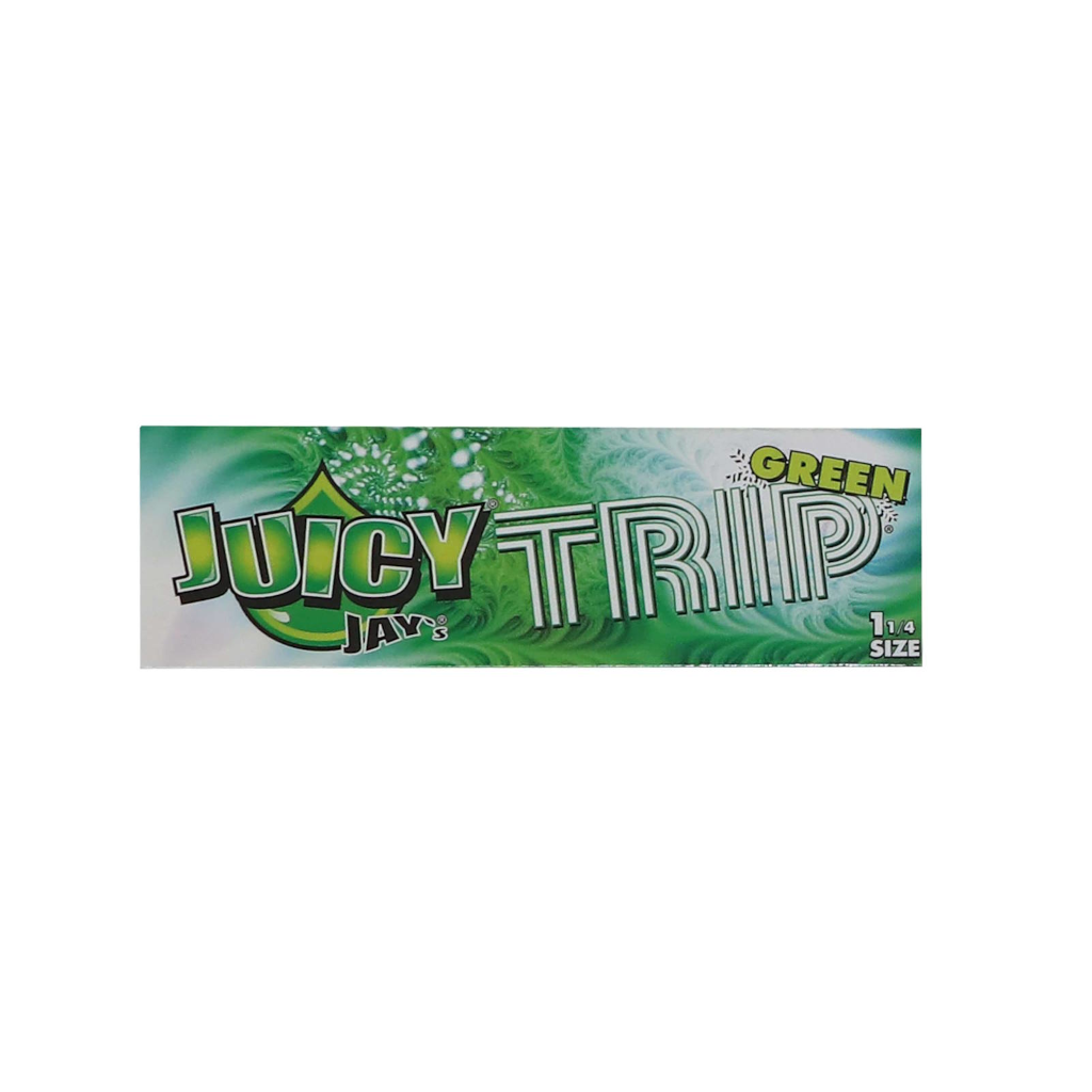 Juicy Jay’s - Trip Green 1¼ Lyhyet Paperit Paperit